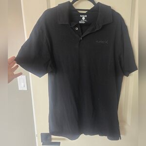 Hurley Classic Black Polo Shirt for Men